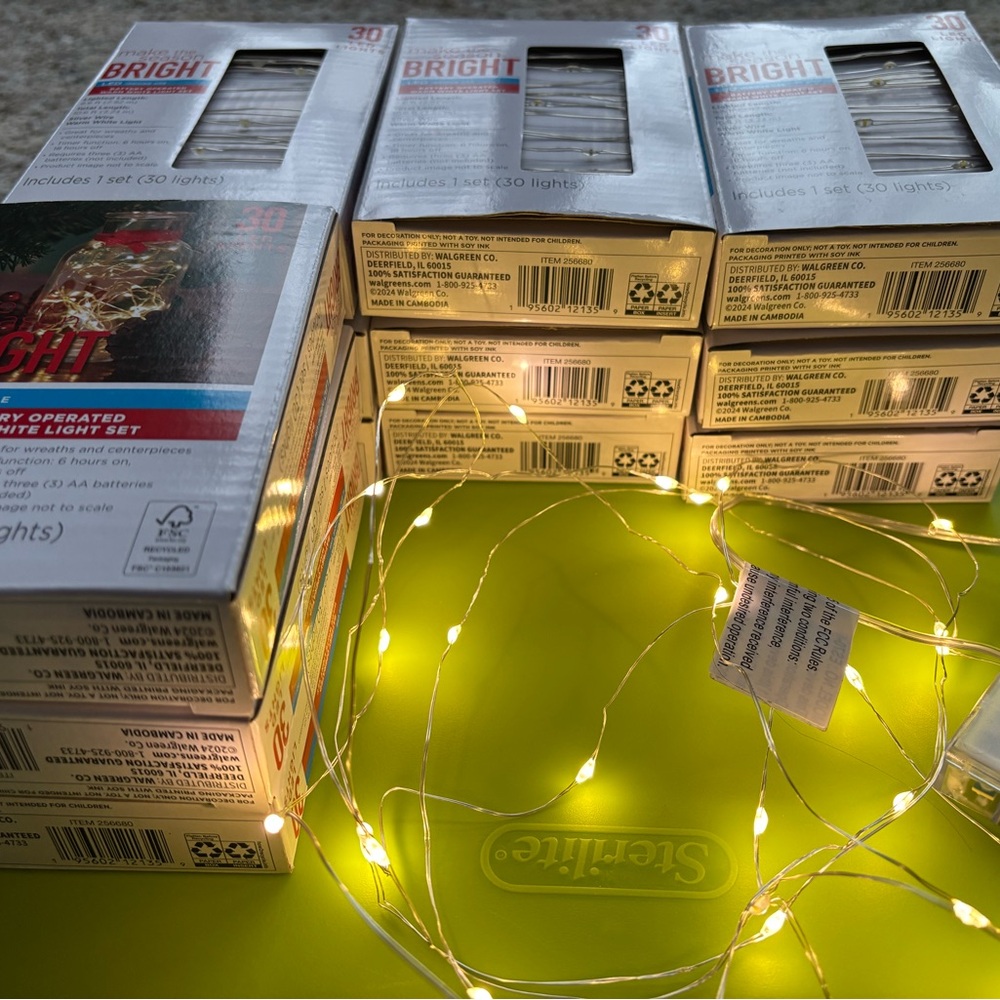 White String Lights (12 sets)